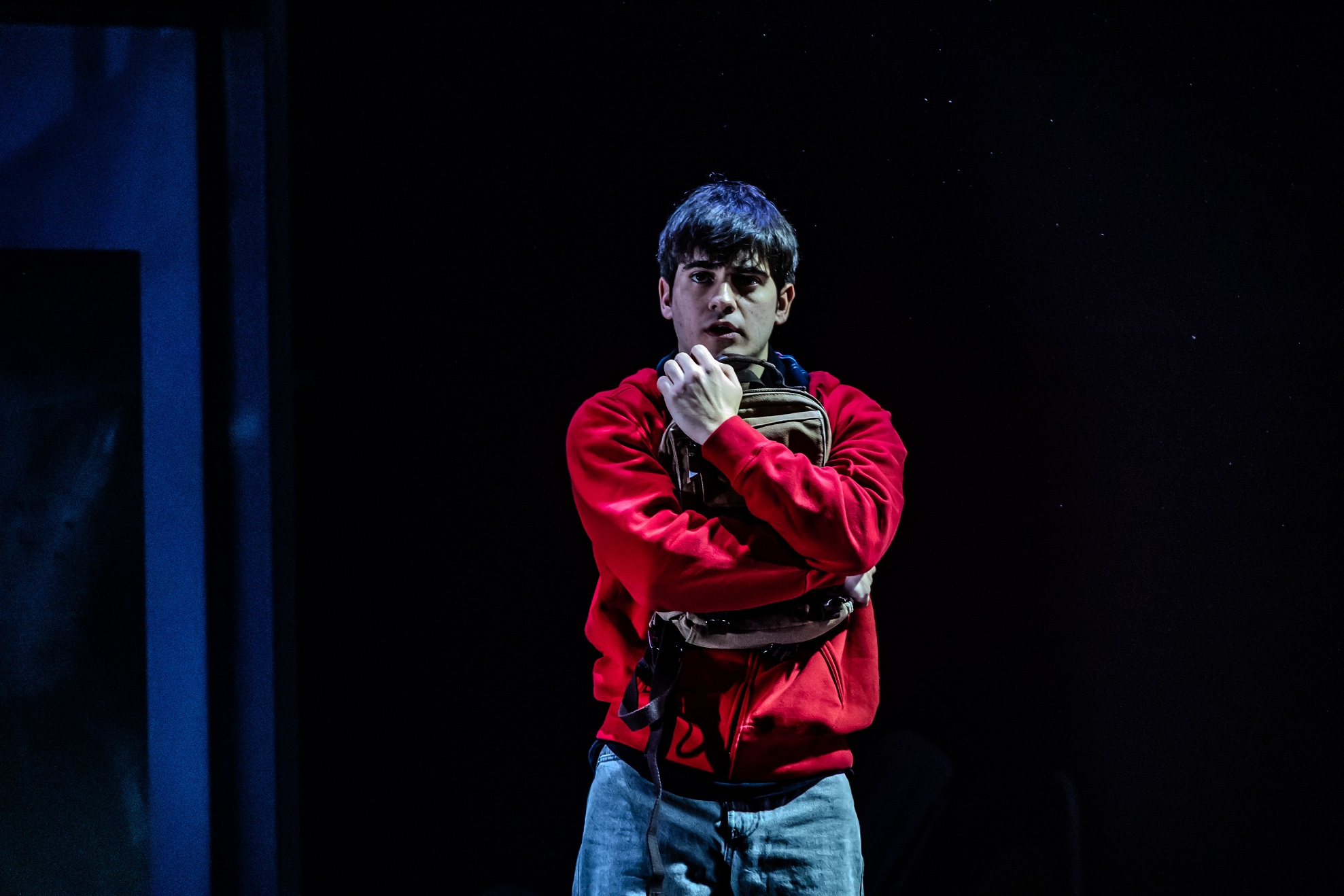 Javi Morán en una escena de Invisible