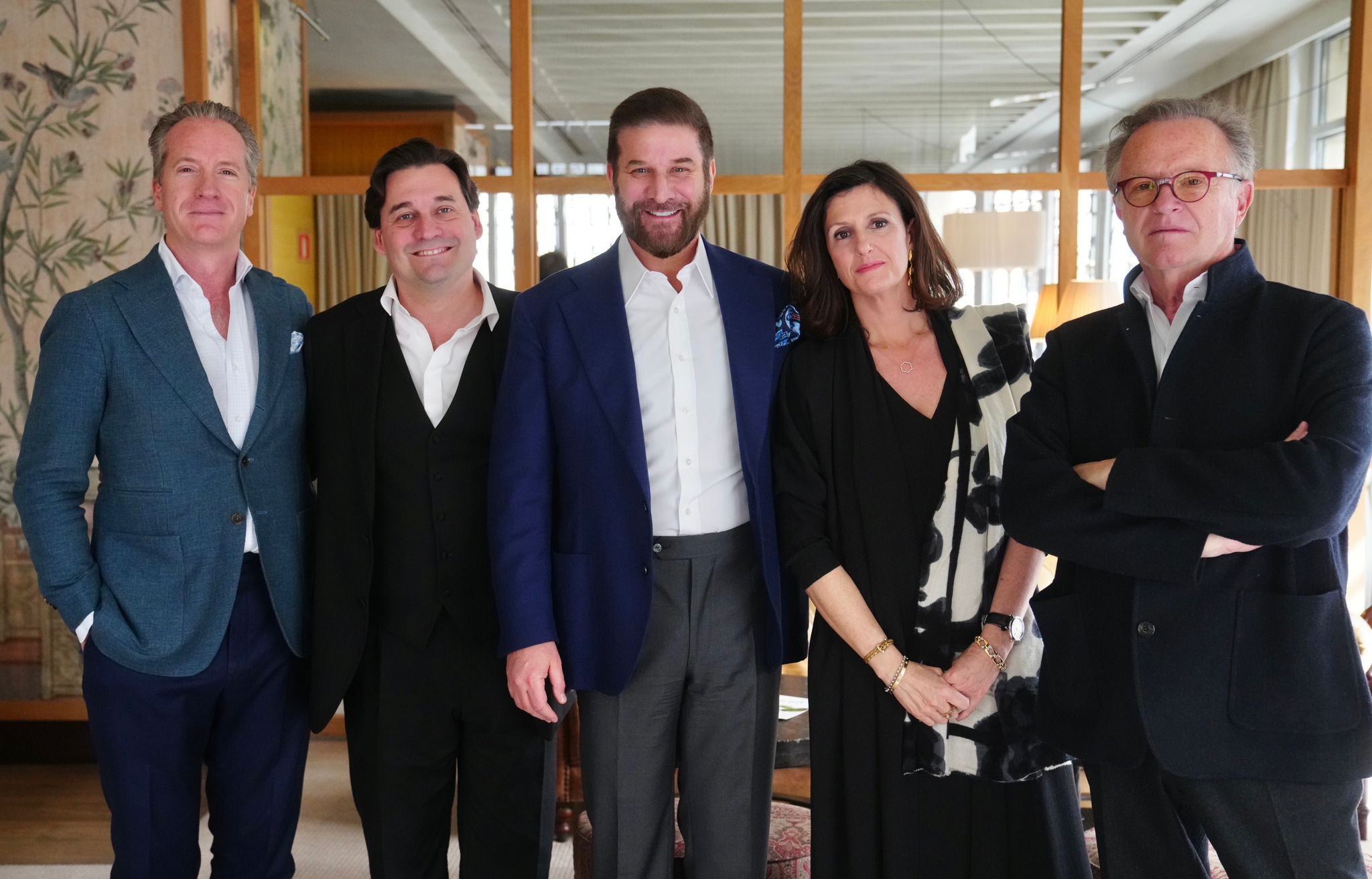 De izda. a dcha: Pablo Carrington, Pablo Mielgo, Ilias Tzempetonidis, María Obrador  y Antonio Obrador