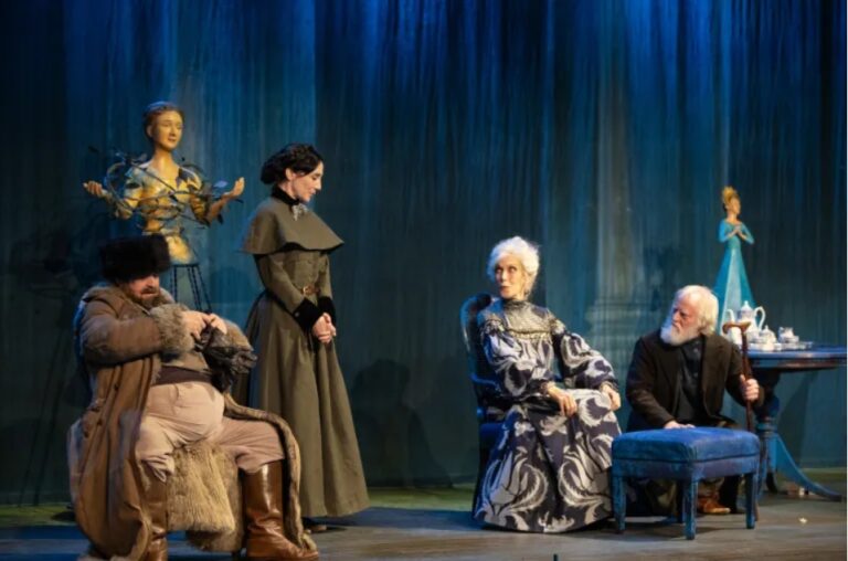 Un instante de la representación