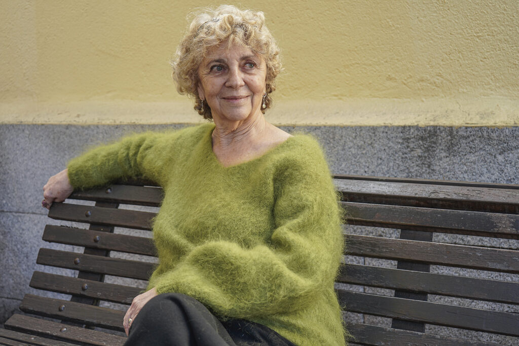 Gloria Muñoz posa para Masescena en las inmediaciones del Teatro La Abadía de Madrid