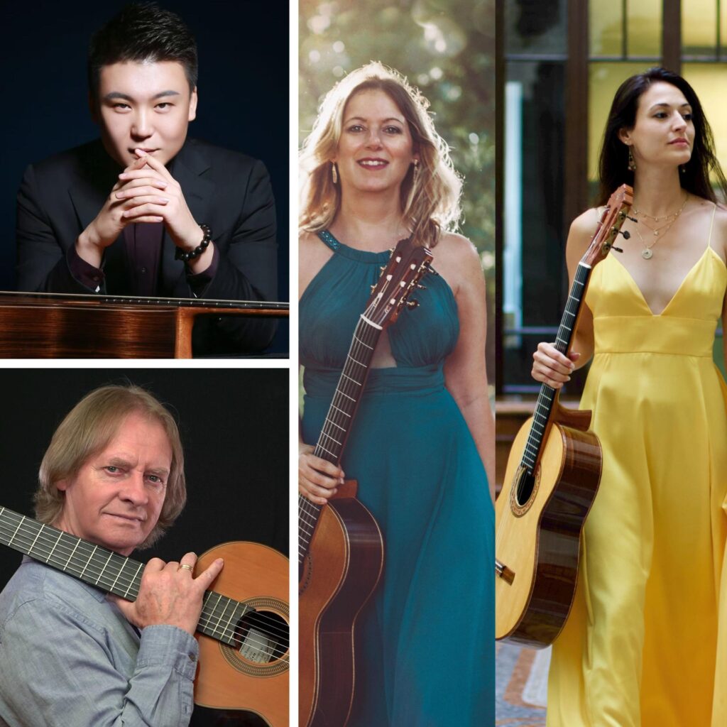 Xingye Li, las intérpretes del Dúo Anaura y David Russell