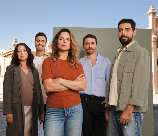 Carmen Angulo, Juan Paños, Leticia Etala, Javier Ballesteros y Pablo Montes