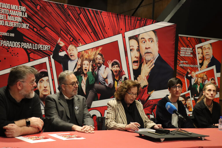 Momento de la presentación en el Teatro de Rojas de Toledo