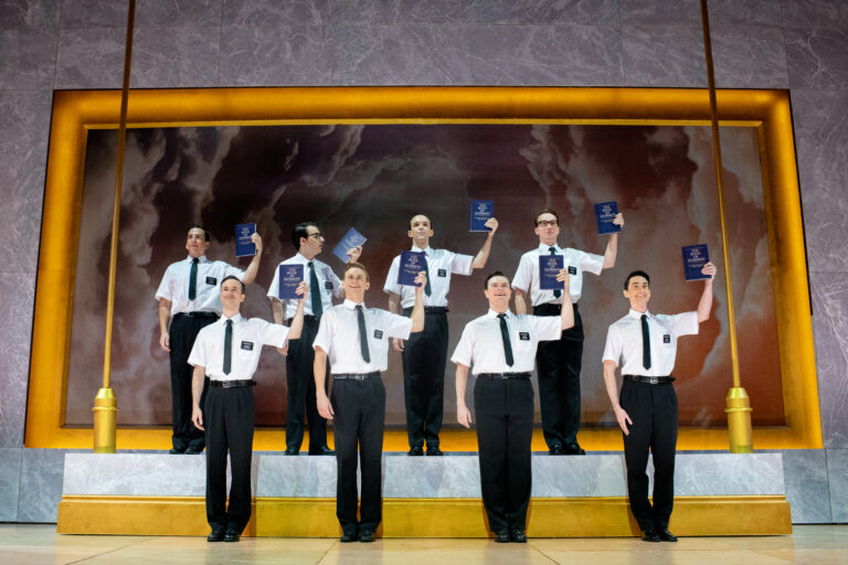 Un instante de la representación