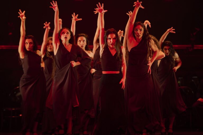 Un momento del espectáculo del Ballet Español