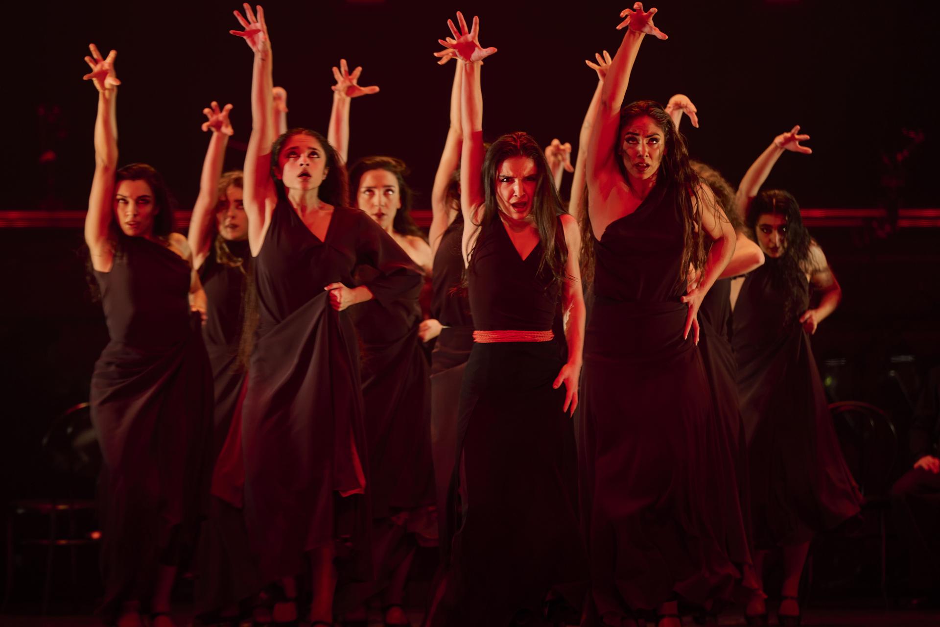 Un momento del espectáculo del Ballet Español