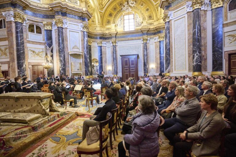 Panorámica del concierto de ayer por la tarde en la Capilla Real de La Ritirata