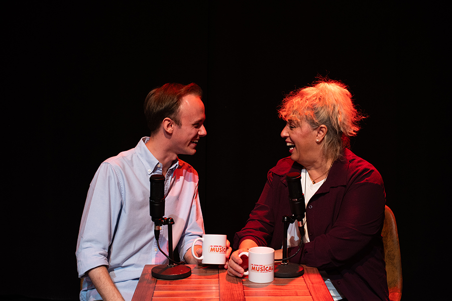 Primera de las grabaciones del pódcast con Eva Diago