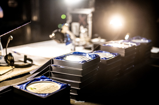 Una imagen de los galardones, momentos antes de la gala de 2025