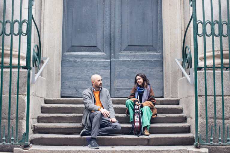 Daniel Oyarzabal junto a la violinista Miriam Hontana hará sonar el magnífico órgano de la basílica de San Miguel.