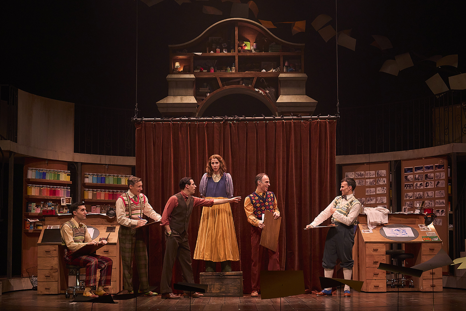 Imagen de una escena del musical