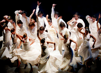 Imagen de una escena del musical