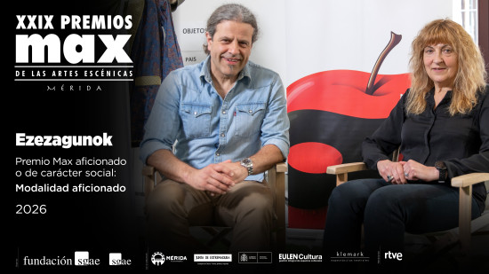 Luisma Moreno y Miren Etxeberria, cofundadores y directores de la Asociación Teatral Ezezagunok de Irún