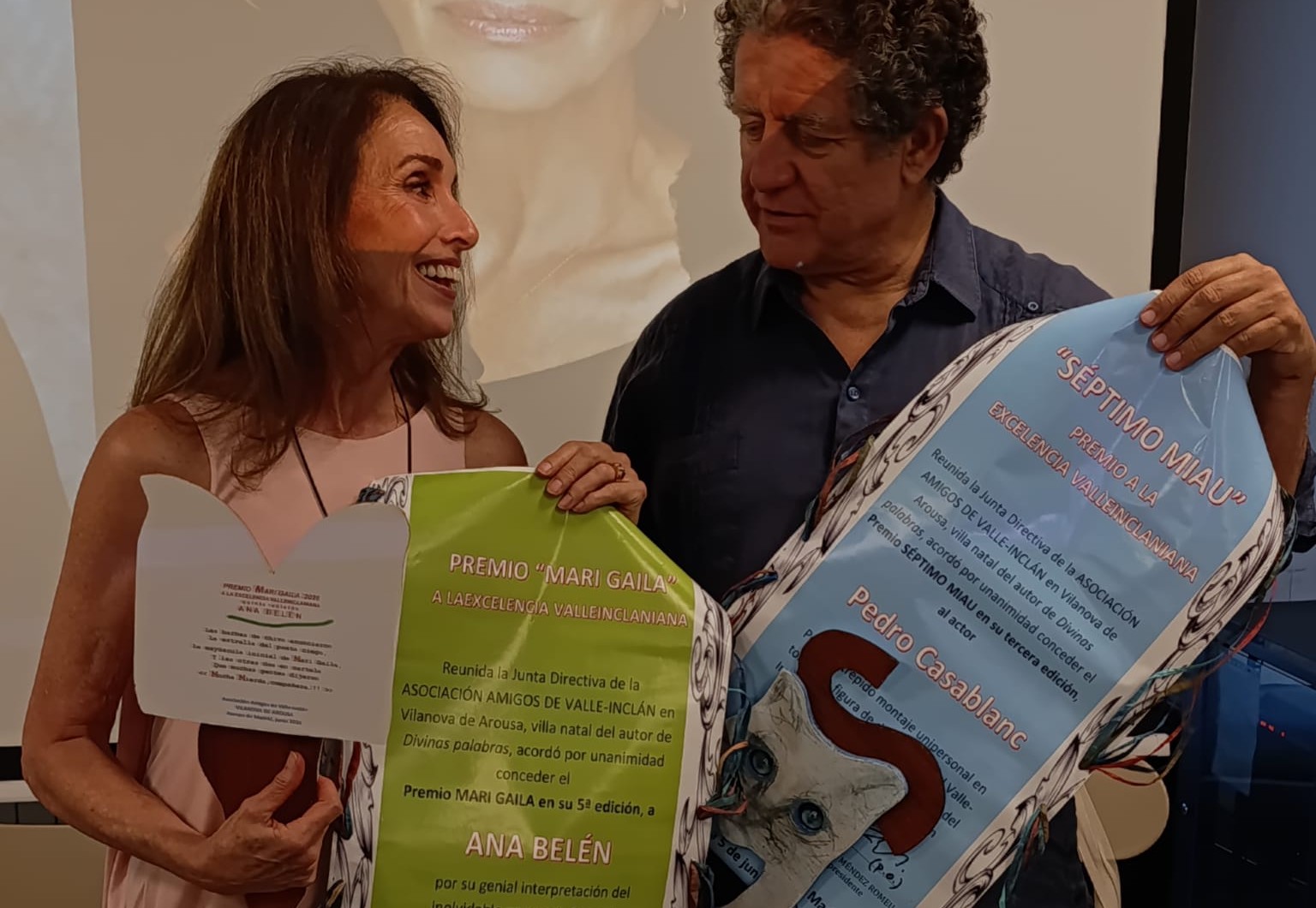 Ana Belén y Pedro Casablanc