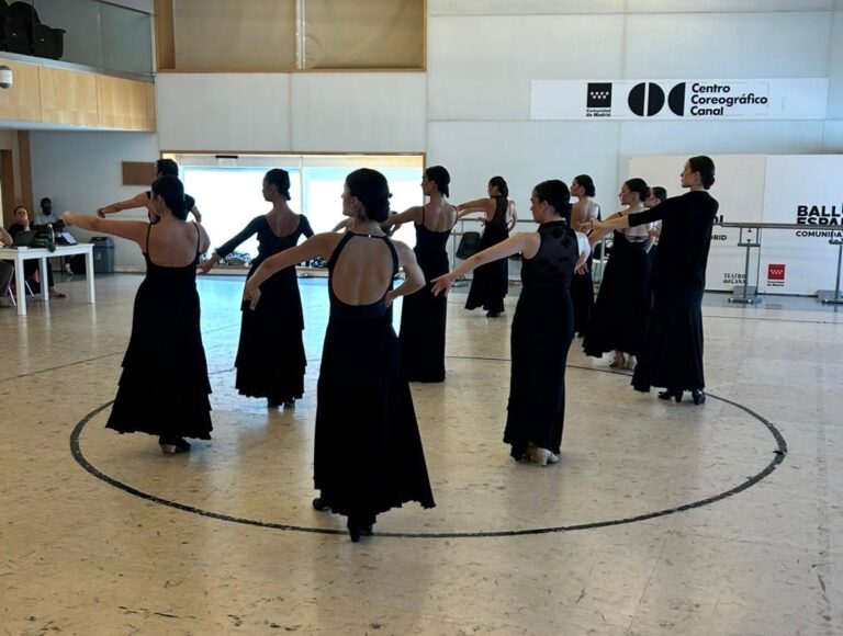 Aspirantes durante las audiciones en el Centro Coreográfico Canal