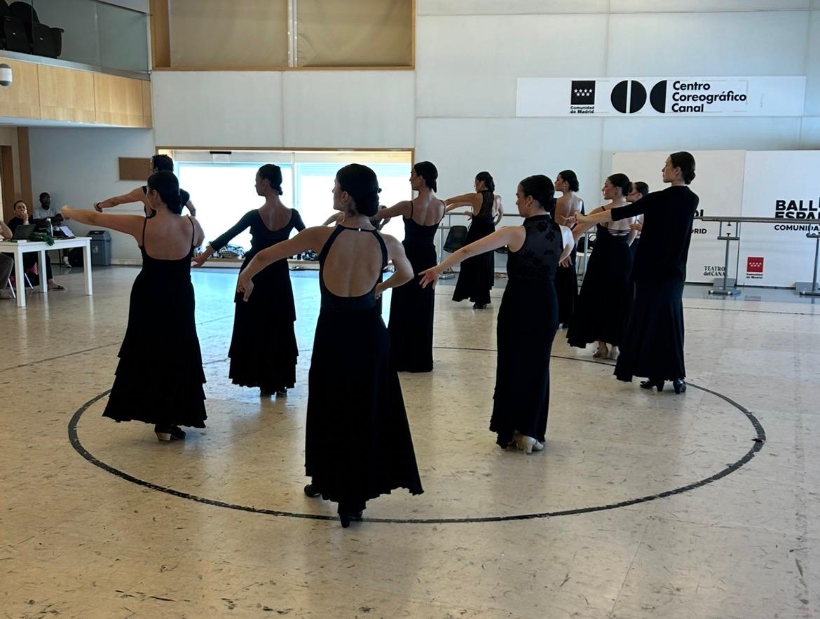 Aspirantes durante las audiciones en el Centro Coreográfico Canal