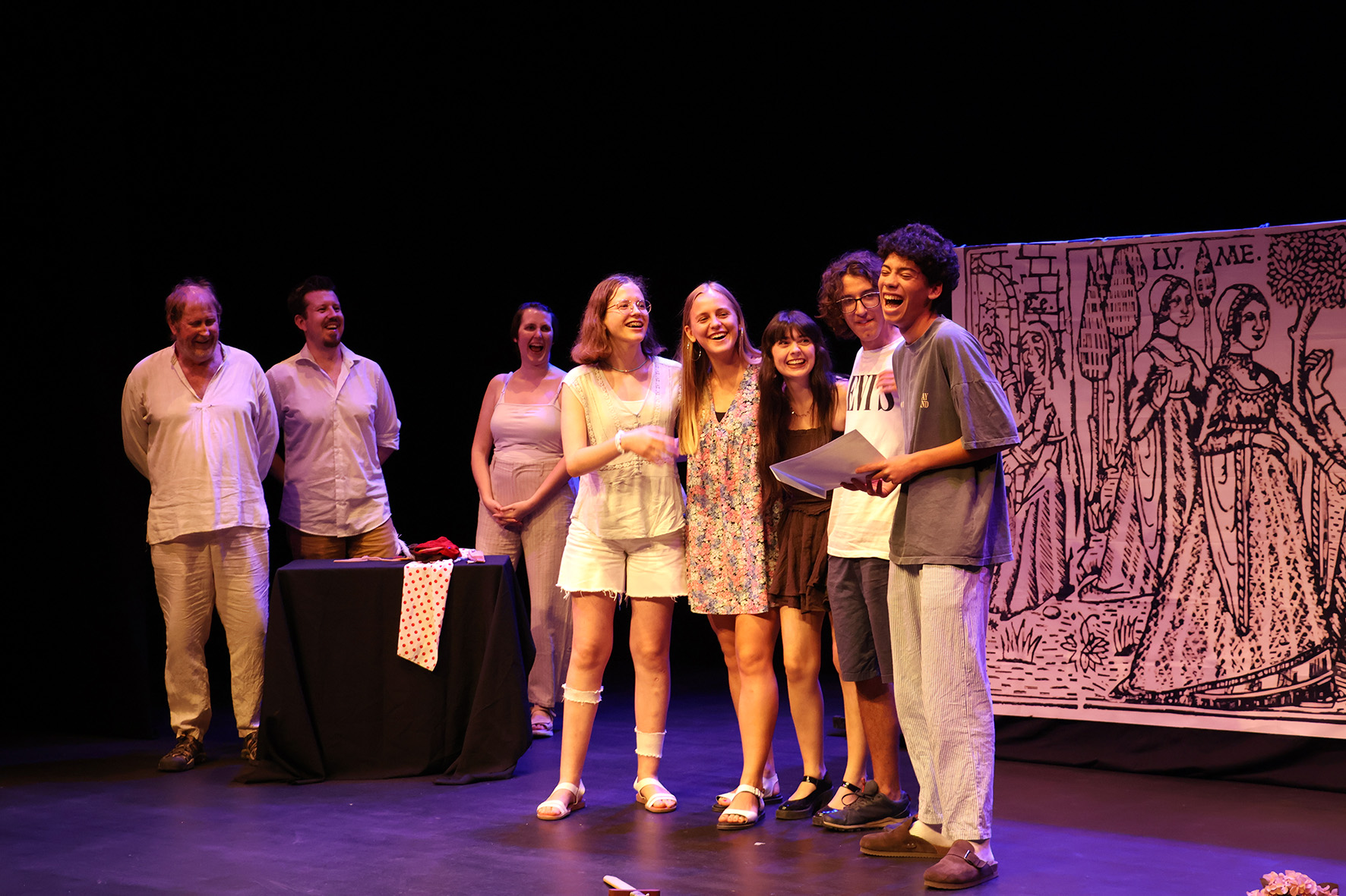Un momento de la entrega de premios