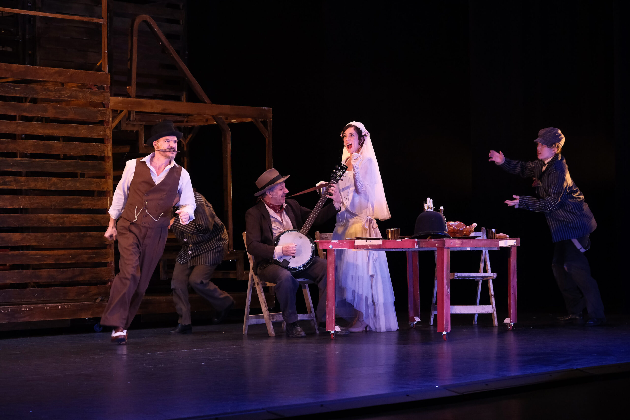 Imagen de una escena de la obra