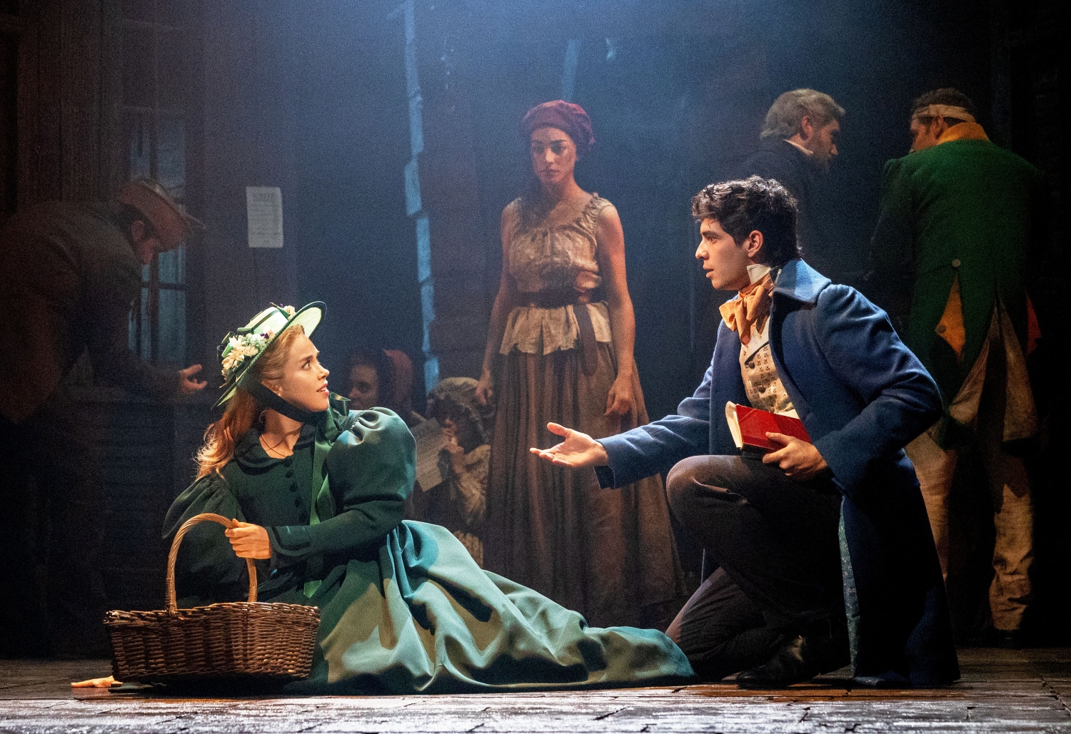 Àlexia Pascual como 'Cosette', Quique Niza como 'Marius' y Elsa Ruiz como 'Èponine'