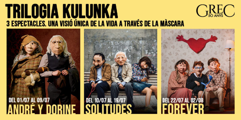 Imagen promocional de la trilogía de la compañía Kulunka en Barcelona