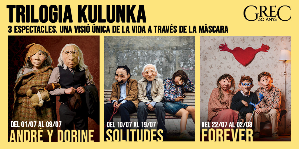 Imagen promocional de la trilogía de la compañía Kulunka en Barcelona