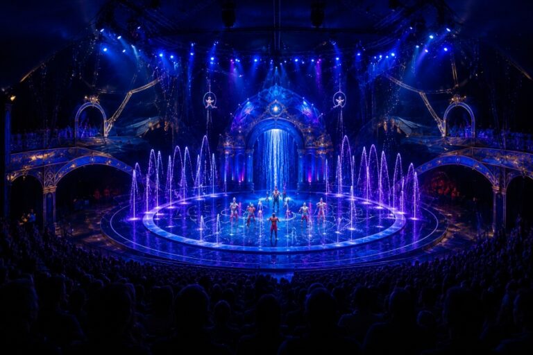 Imagen del espectáculo del Gran Circo del Agua
