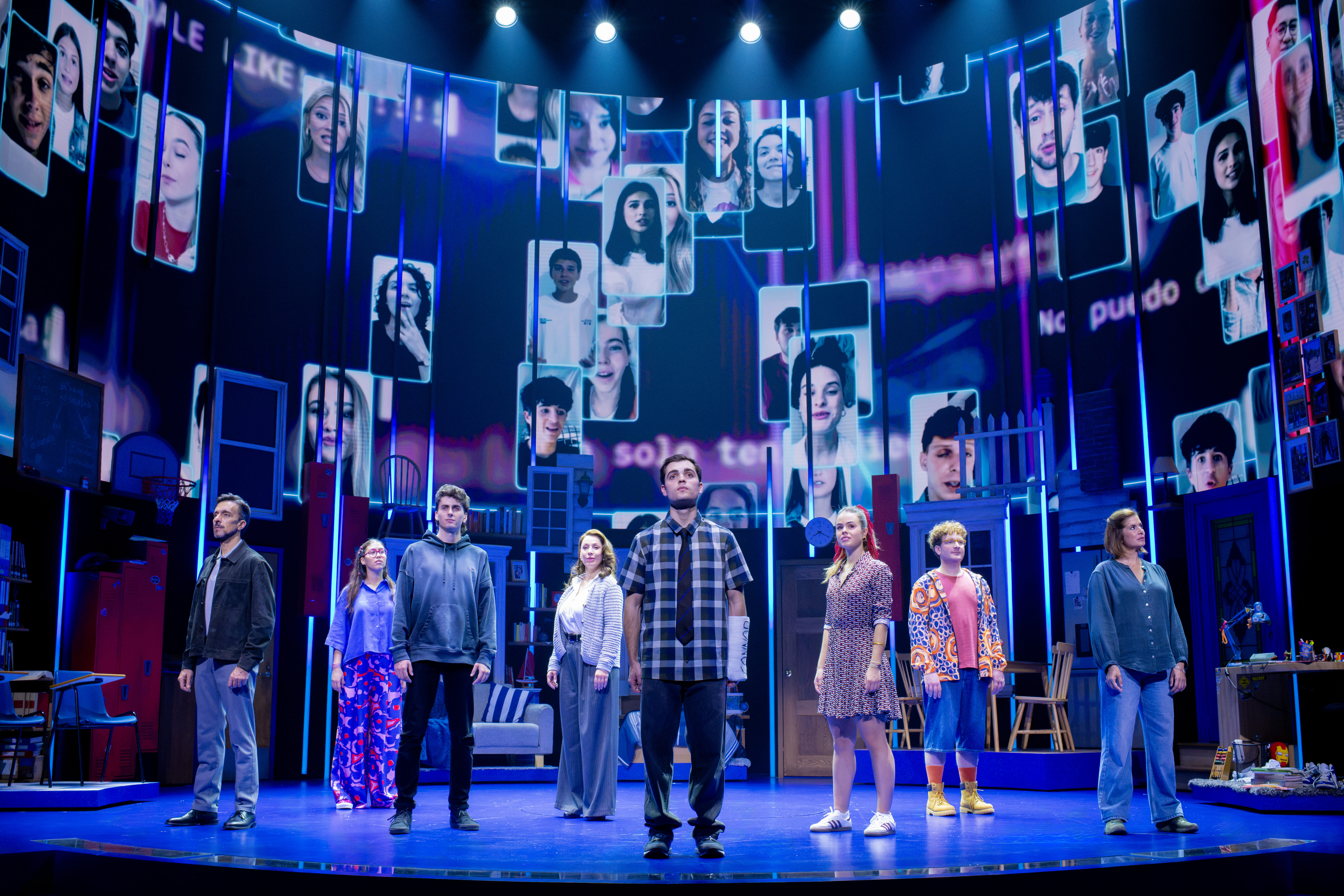 Un instante del musical