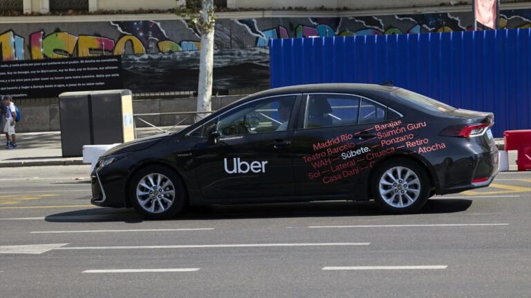 Imagen de archivo de un vehículo Uber