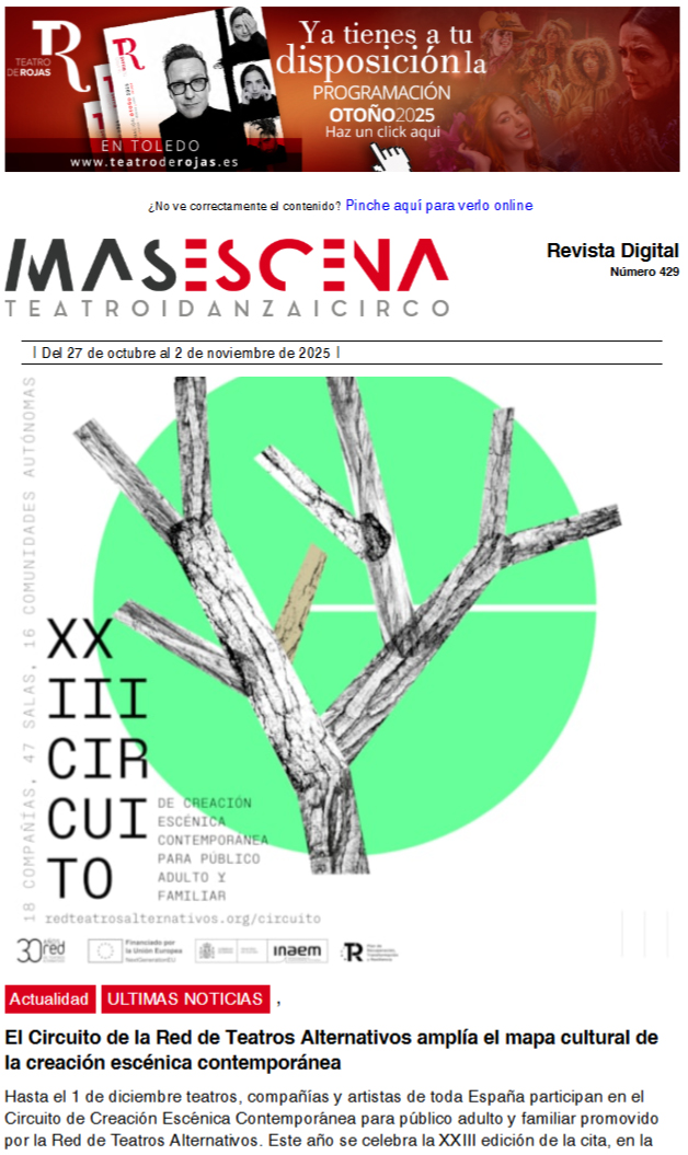 Masescena - Boletín nº 429