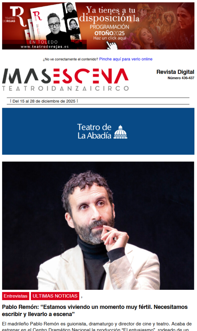 Masescena - Boletín nº 436-437