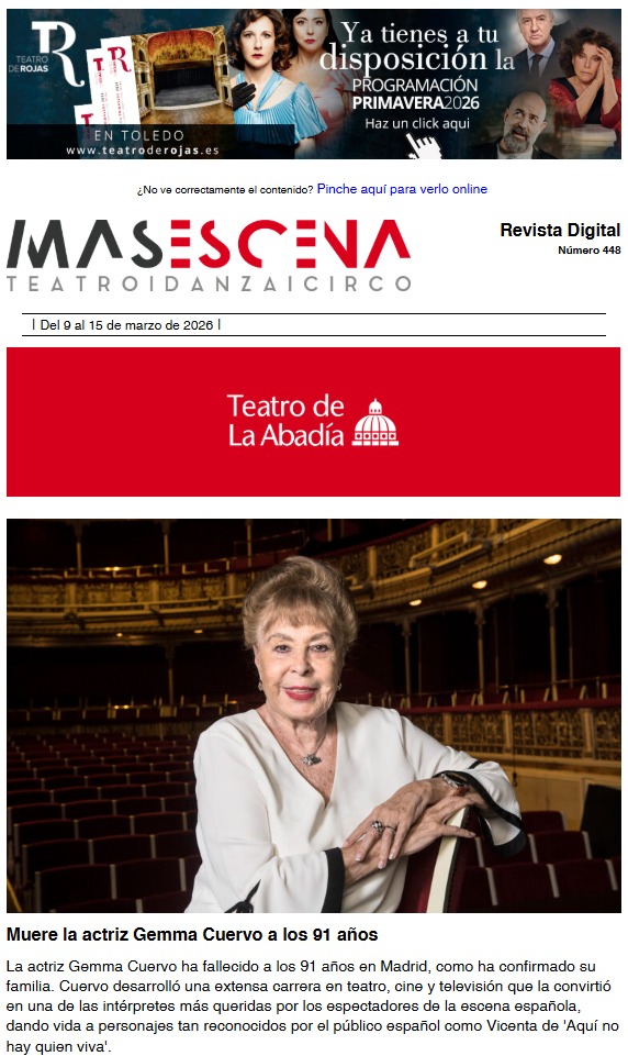 Masescena - Boletín nº 448