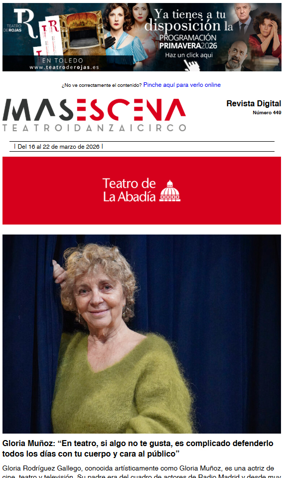 Masescena - Boletín nº 449