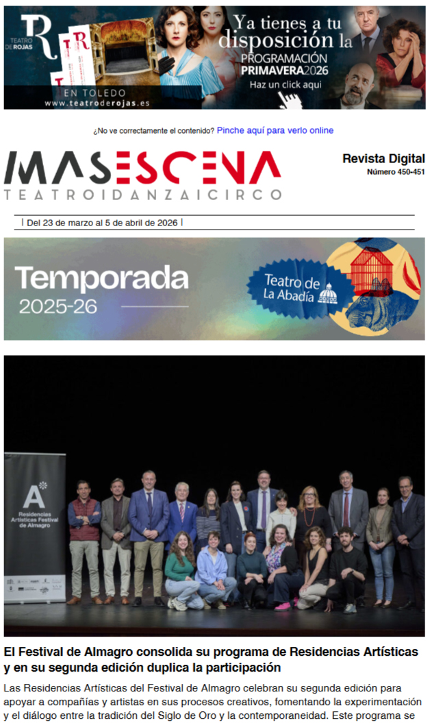 Masescena - Boletín nº 450-451