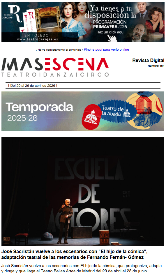 Masescena - Boletín nº 454